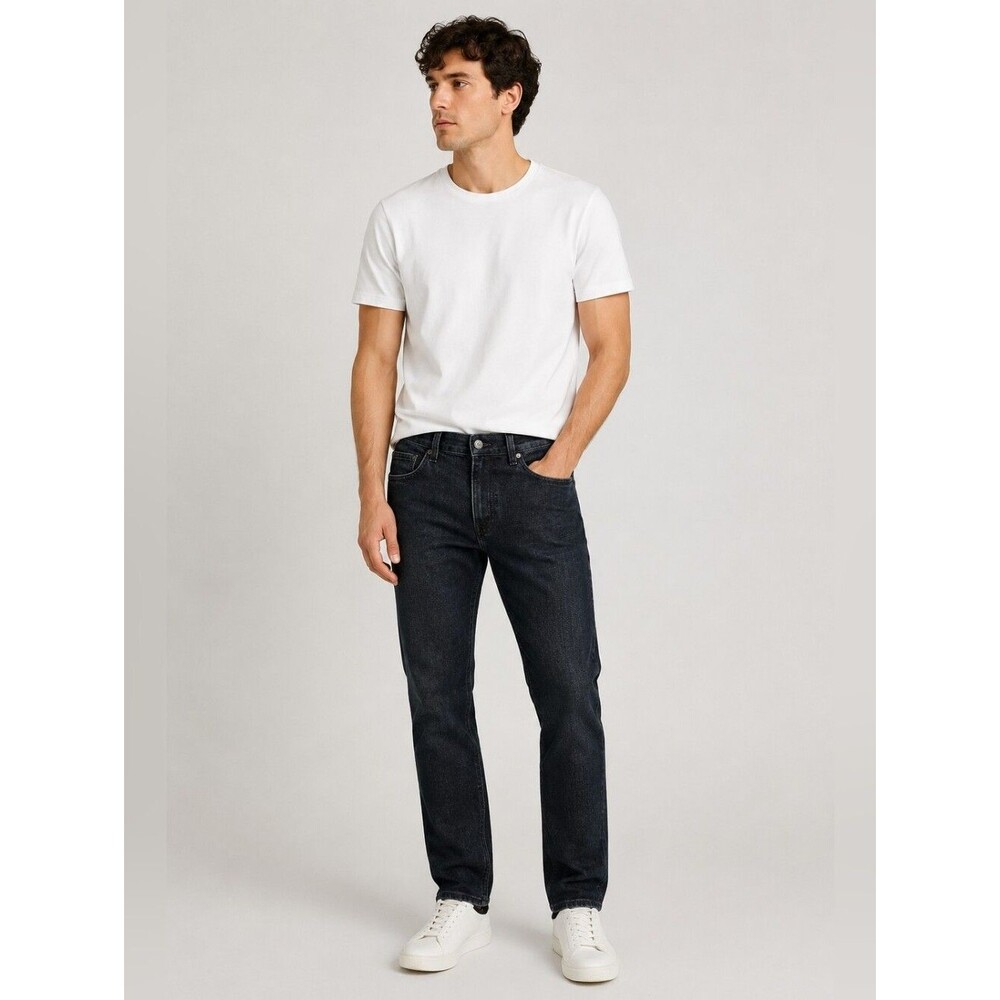 Prana Men’s Dark Blue Wash Standard Fit Jeans Size 30 Straight Leg Denim Zip Fly